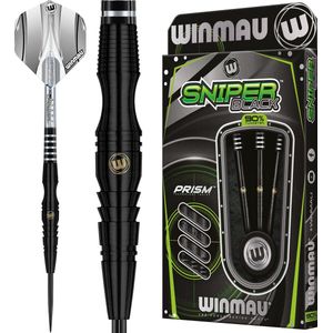 WINMAU - Sniper Black: Steeltip Tungsten Dartpijlen Professioneel - 22g