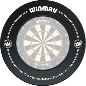 WINMAU Printed Black Dartboard Surround