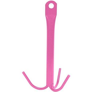 Perry Paardensport No.534 3 Prong Tack Hook, Roze