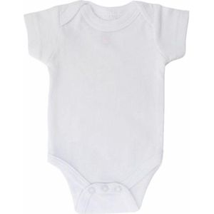Soft Touch Romper Junior Katoen Wit Maat 50/56