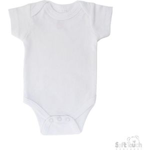 Soft Touch Romper Tiny Baby Junior Katoen Wit Maat 44/50
