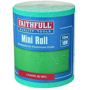 Faithfull - FAIAR1060G aluminiumoxide papierrol, 115 mm x 10 m, 60 g