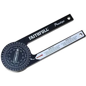 Prestige Verstekzaag Gradenboog Zwart Aluminium