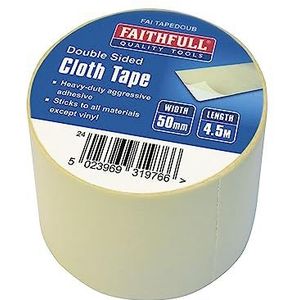 Heavy-Duty dubbelzijdige doektape 50 mm x 4,5 m