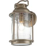 Kichler Wandleuchte Ashland Bay E27 60W IP44 Messing, Aluminium,...