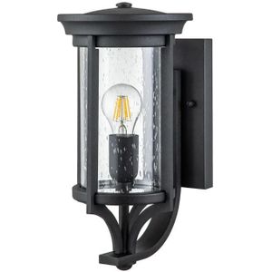 Feiss LED Wand Buitenlamp Merrill | 1X E27 Max 60W | IP44 | Dimbaar | Black