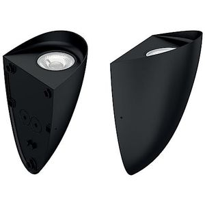 Elstead Lighting LED Wand Buitenlamp Vendela | 8W 3000K 680Lm 830 | Dimbaar | Black
