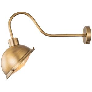 Elstead Lighting LED Wand Buitenlamp Chiswick | 1X E27 Max 60W | IP44 | Dimbaar | Antique Brass