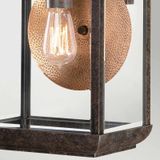 Quoizel LED Wand Buitenlamp Byron | 1X E27 Max 60W | IP44 | Dimbaar | Imperial Bronze with Copper Reflector