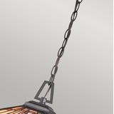 Elstead - Stephen - 3 leichte Tiffany Deckenanhänger Vintage Bronze, E27