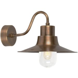Elstead Lighting LED Wand Buitenlamp Sheldon | 1X E27 Max 60W | IP44 | Dimbaar | Aged Brass