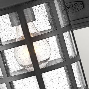 Hinkley LED Wand Buitenlamp Freeport | 1X E27 Max 40W | IP44 | Dimbaar | Textured Black