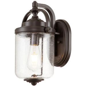 Hinkley LED Wand Buitenlamp Willoughby | 1X E27 Max 60W | IP44 | Dimbaar | Oil Rubbed Bronze