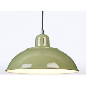 Elstead Groene hanglamp Franklin in Retrostijl