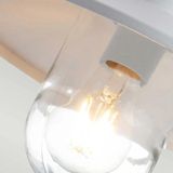 Elstead Lighting LED Wand Buitenlamp Klampenborg | 1X E27 Max 60W | IP44 | Dimbaar | White