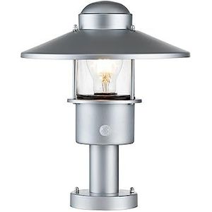 Elstead Lighting Mini LED Tuin Pilaar Klampenborg | 1X E27 Max 60W | IP44 (Outdoor) | Silver