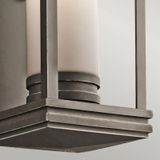 Kichler LED Wand Buitenlamp South Hope | 1X E27 Max 60W | IP44 | Dimbaar | Rubbed Bronze