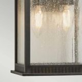 Quoizel LED Wand Buitenlamp Livingston | 2X E14 Max 40W | IP44 | Dimbaar | Imperial Bronze
