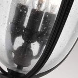 Feiss LED Buiten Pendelarmatuur English Bridle | 3X E14 Max 60W | IP44 | Dimbaar | Black