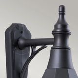 Elstead Lighting LED Wand Buitenlamp Shannon | 1X E27 Max 60W | IP44 | Dimbaar | Black
