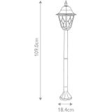 Elstead Lighting LED Tuin Pilaar Norfolk | 1X E27 Max 60W | IP44 (Outdoor) | Black