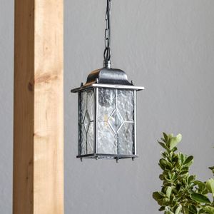 WEXFORD - Hanglamp - Zwart-Zilver - Metaal, Glas - E27