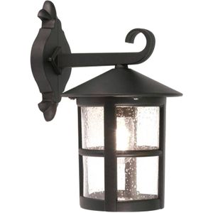 Elstead Lighting LED Wand Buitenlamp Hereford | 1X E27 Max 60W | Dimbaar | Black