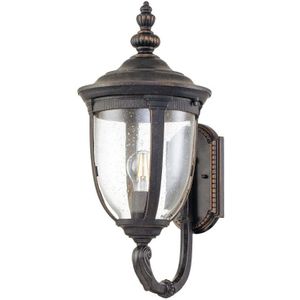 Elstead Lighting LED Wand Buitenlamp Cleveland | 1X E27 Max 60W | IP44 | Dimbaar | Weathered Bronze
