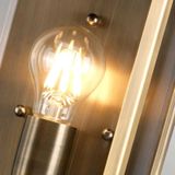 Elstead Lighting LED Wand Buitenlamp Downing Street | 1X E27 Max 60W | IP44 | Dimbaar | Aged Brass