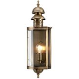 Elstead Lighting LED Wand Buitenlamp Downing Street | 1X E27 Max 60W | IP44 | Dimbaar | Aged Brass