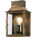 Elstead Lighting LED Wand Buitenlamp Lambeth Palace | 1X E27 Max 60W | IP44 | Dimbaar | Aged Brass