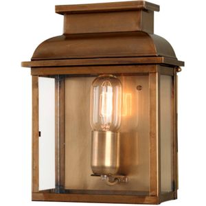 Elstead Lighting LED Wand Buitenlamp Old Bailey | 1X E27 Max 60W | IP44 | Dimbaar | Aged Brass