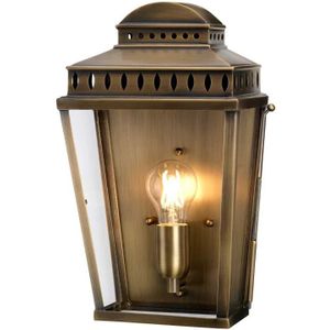 Elstead Lighting LED Wand Buitenlamp Mansion House | 1X E27 Max 60W | IP44 | Dimbaar | Aged Brass
