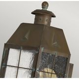 Hinkley LED Wand Buitenlamp Nantucket | 1X E27 Max 60W | IP44 | Dimbaar | Aged Brass
