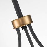 Hinkley LED Pendelarmatuur Silas | 3X E27 Max 60W | Dimbaar | Aged Zinc & Heritage Brass