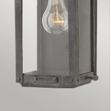 Hinkley LED Wand Buitenlamp Anchorage | 1X E27 Max 60W | IP44 | Dimbaar | Aged Zinc