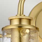 Kichler LED Wandlamp Braelyn | 2X E27 Max 40W | IP44 | Brushed Brass