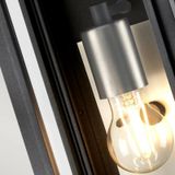Hinkley LED Wand Buitenlamp Sutcliffe | 1X E27 Max 60W | IP44 | Dimbaar | Aged Zinc & Antique Nickel