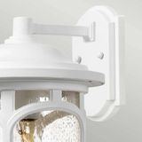 Quoizel LED Wand Buitenlamp Marblehead | 1X E27 Max 60W | IP44 | Dimbaar | White