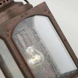 Feiss LED Wand Buitenlamp Randhurst | 1X E27 Max 60W | IP44 | Dimbaar | Copper Oxide