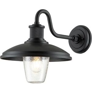 Kichler LED Wand Buitenlamp Allenbury | 1X E27 Max 40W | IP44 | Dimbaar | Textured Black