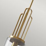 Kichler LED Pendelarmatuur Kimrose | 1X E27 Max 60W | Dimbaar | Brushed Natural Brass