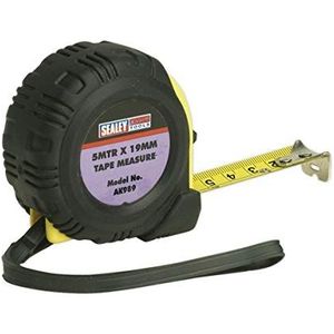 Sealey Ak989 Rubber Meetlint 5Mtr (16Ft) X 19Mm Metrisch/Imperial