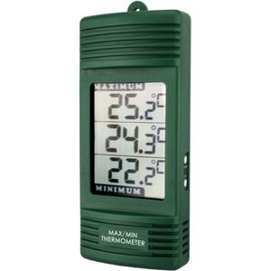ETI Max/Min Thermometer - Ruimtethermometer - Kamerthermometer - Onthoudt de hoogst en laagst gemeten temperatuur