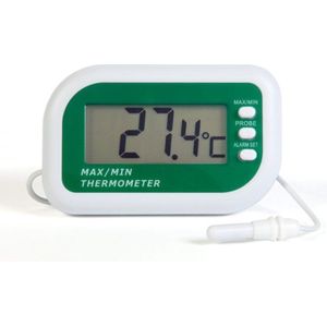 ETI - Min/Max Thermometer - Betrouwbare Temperatuur Monitoring - Met Alarm - Externe Temperatuuropnemer