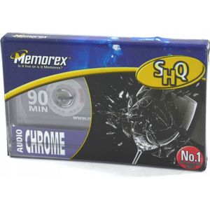 Memorex Audio Chrome SHQ 90 - cassettebandje - Vintage - 1998