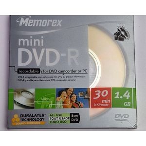 Memorex printable mini DVD-R