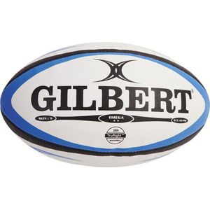 Gilbert Rugbybal Match Omega Blu / Zwarte Maat 3