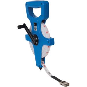 Silverline Landmeter - Meetlint met open spoel - 30 meter - Water- en krasbestendig
