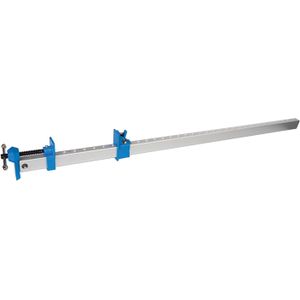 Silverline Lange aluminium lijmklem - veergeladen mechanisme - 90 cm - gietijzeren kop en voet